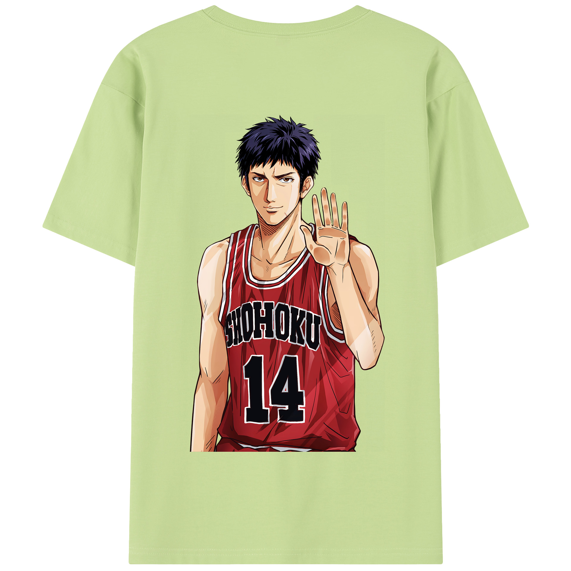 SLAM DUNK／スラムダンク 綿100％半袖Tシャツ（背面プリント）